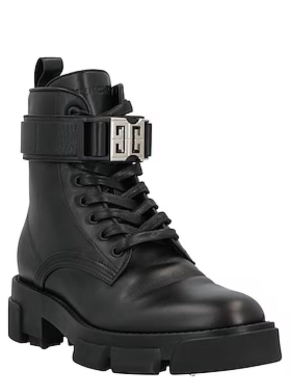 Givenchy leather combat boots